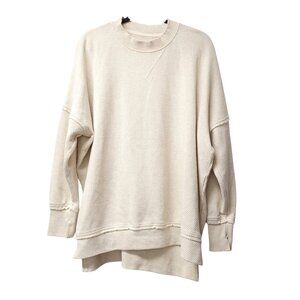 aerie Womens Dolman Sleeve Crew Neck Sweatshirt Size M Oversized